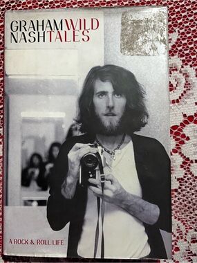 Graham Nash Wild Tales Book - Black & White Cover